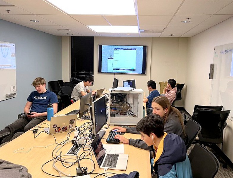 Team competing during the Nationals Semifinals